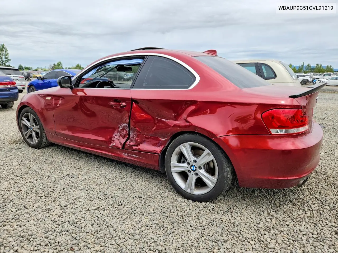 2012 BMW 128 I VIN: WBAUP9C51CVL91219 Lot: 55773836