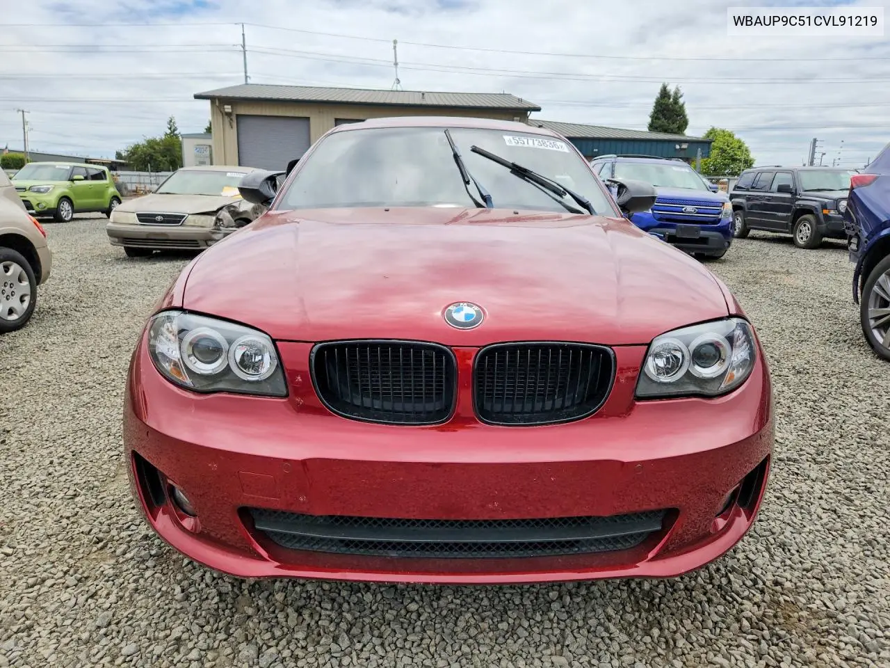 2012 BMW 128 I VIN: WBAUP9C51CVL91219 Lot: 55773836