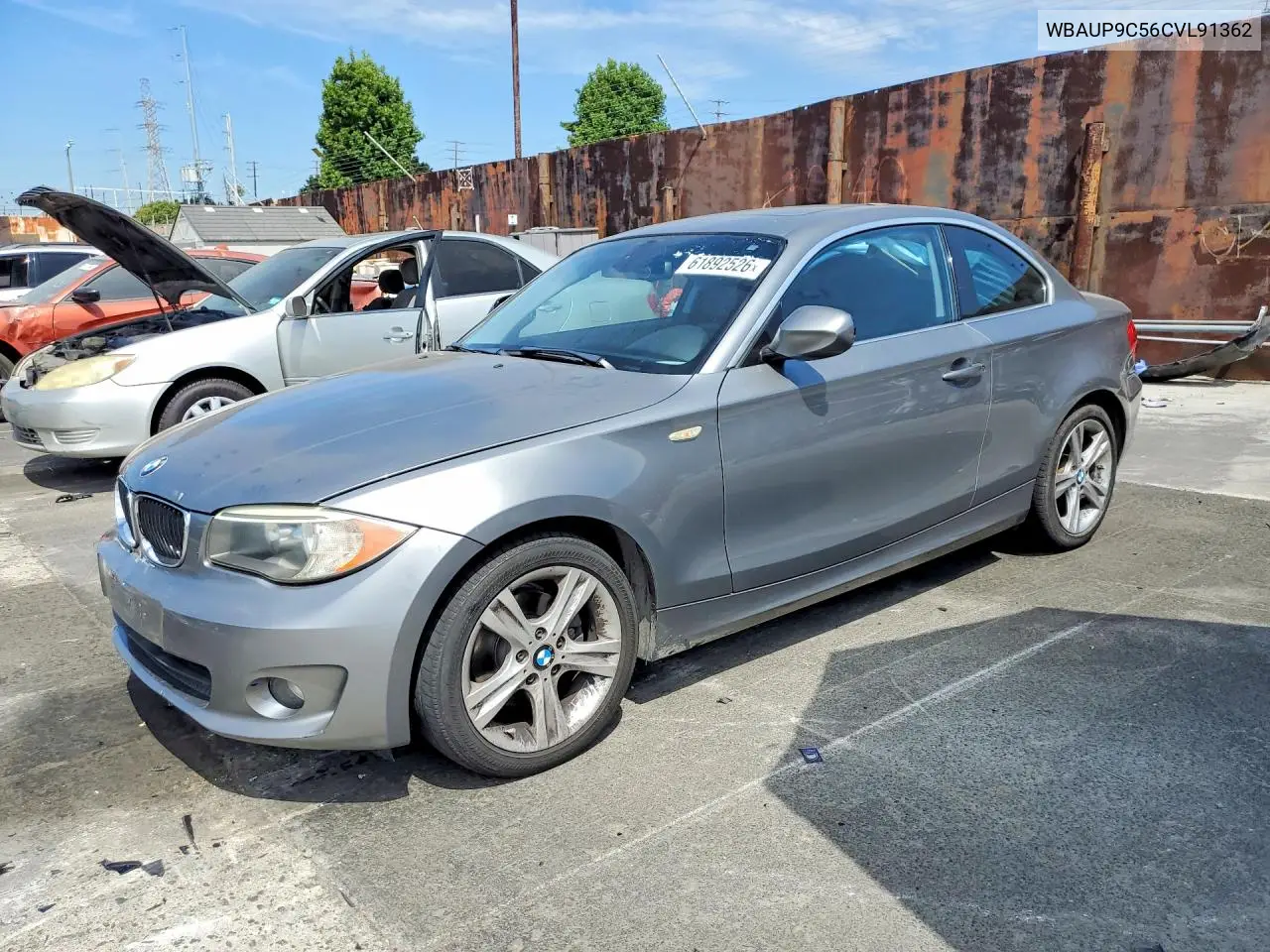 2012 BMW 128 I VIN: WBAUP9C56CVL91362 Lot: 61892526
