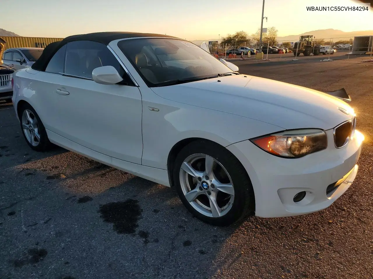 2012 BMW 128 I VIN: WBAUN1C55CVH84294 Lot: 76139615