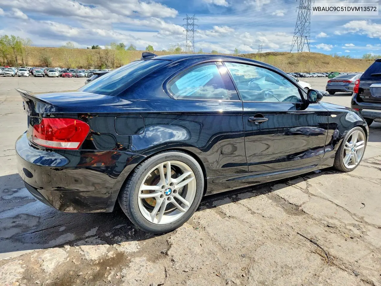 2013 BMW 135 I VIN: WBAUC9C51DVM13572 Lot: 49992916
