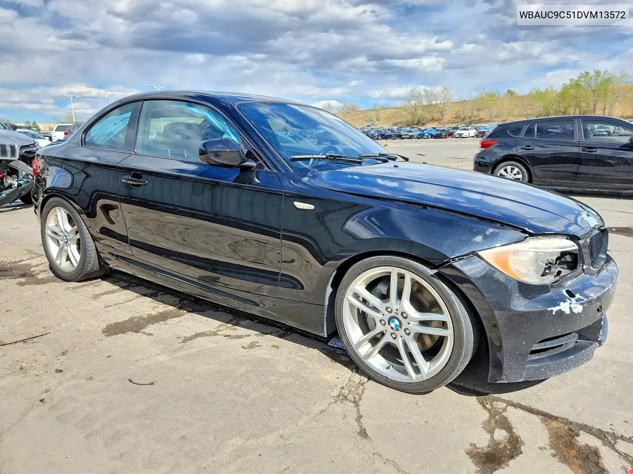 2013 BMW 135 I VIN: WBAUC9C51DVM13572 Lot: 49992916