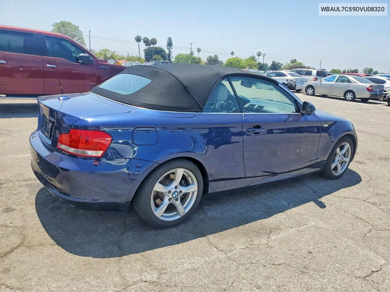 2013 BMW 128 I VIN: WBAUL7C59DVU08320 Lot: 53098346