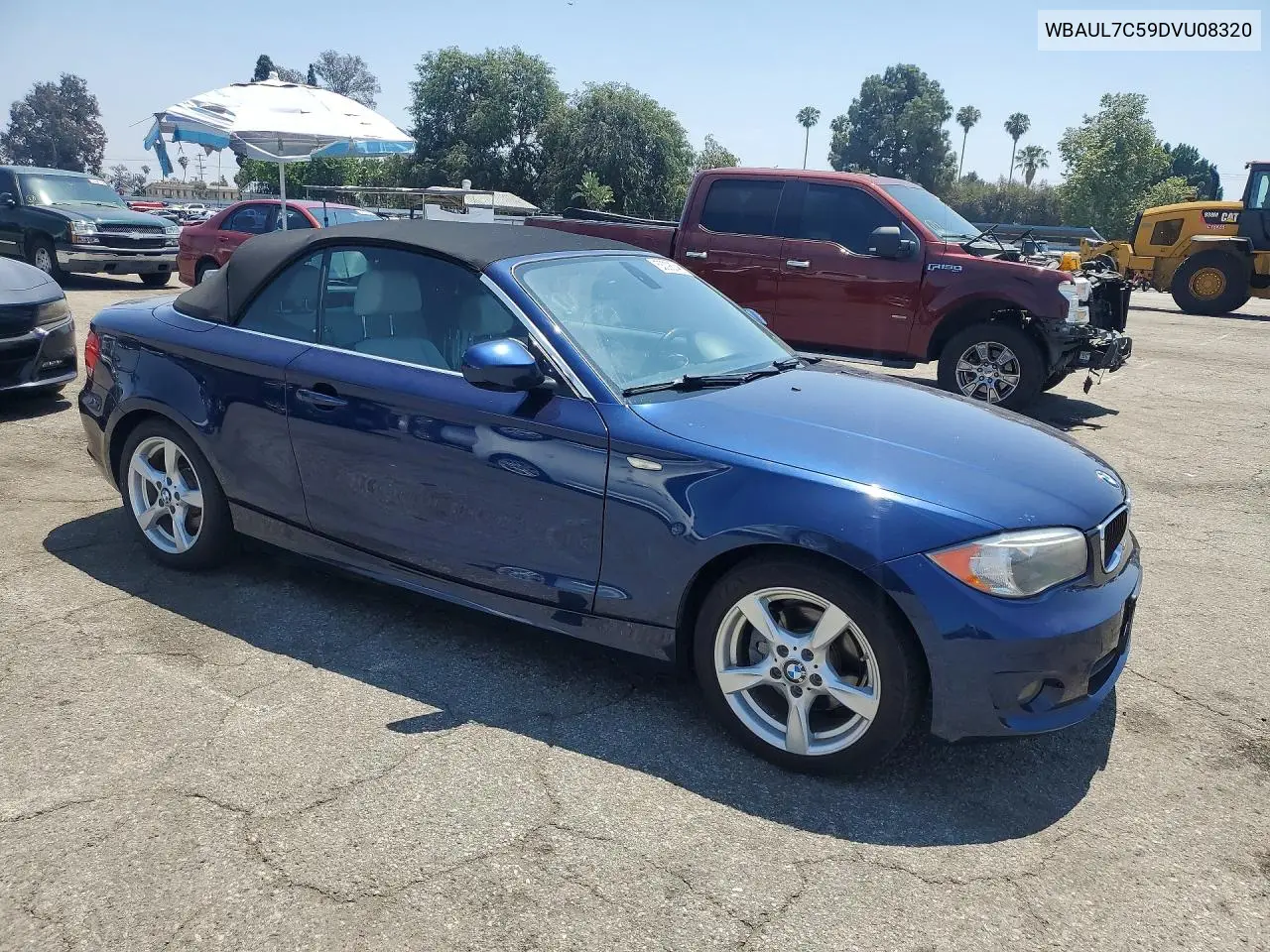 2013 BMW 128 I VIN: WBAUL7C59DVU08320 Lot: 53098346