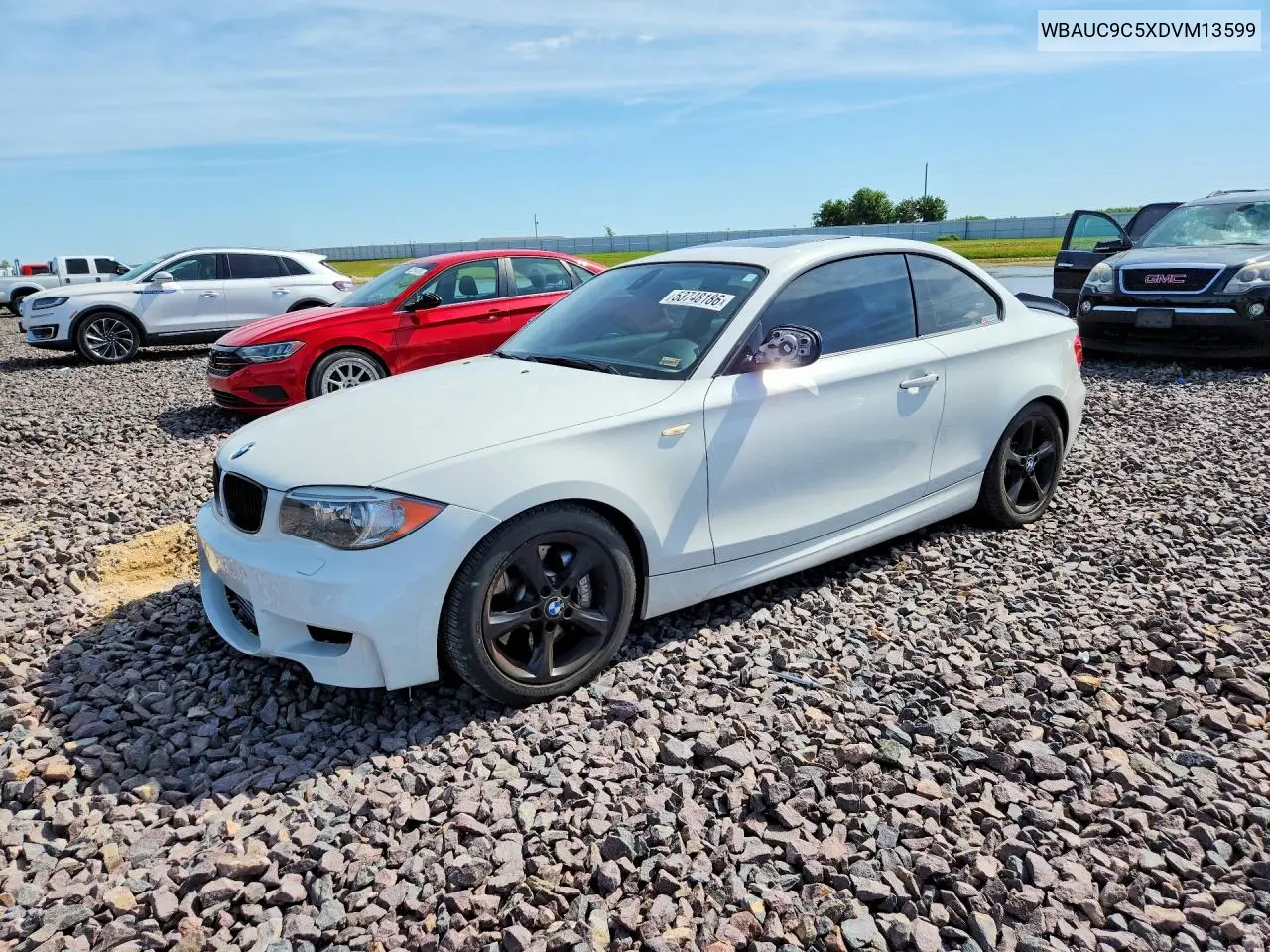 2013 BMW 135 I VIN: WBAUC9C5XDVM13599 Lot: 53748186