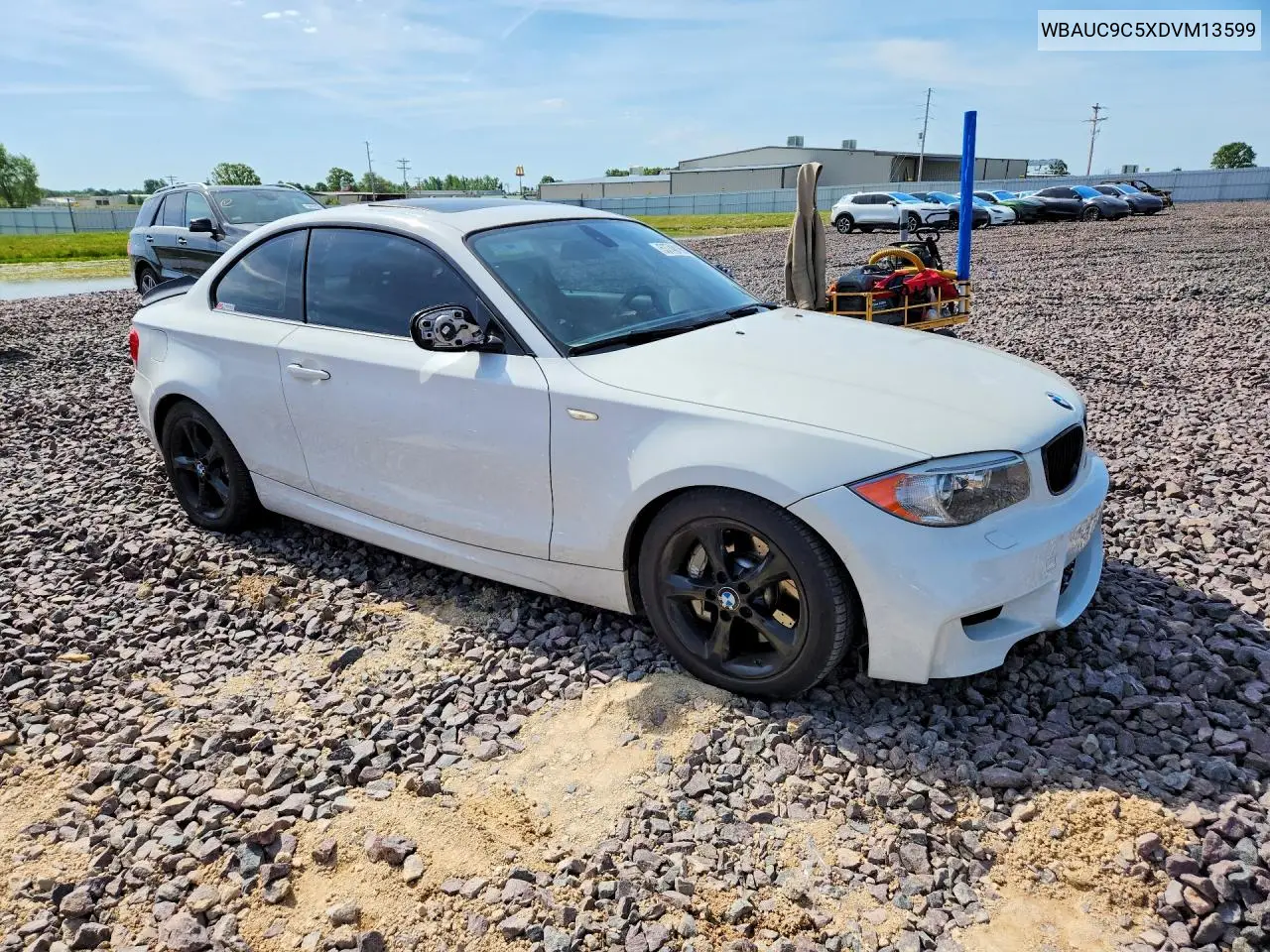 2013 BMW 135 I VIN: WBAUC9C5XDVM13599 Lot: 53748186