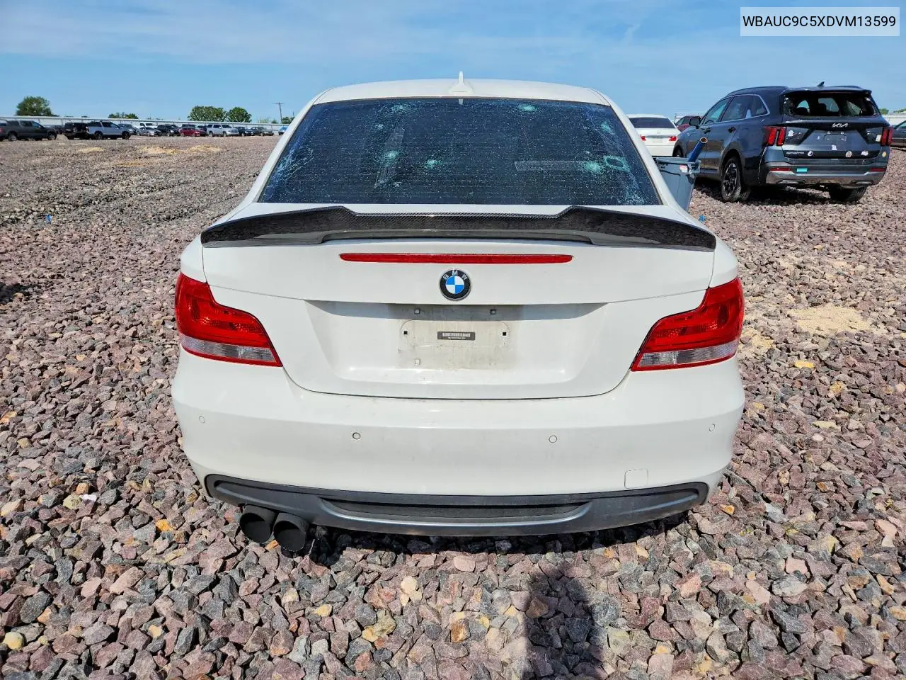 2013 BMW 135 I VIN: WBAUC9C5XDVM13599 Lot: 53748186