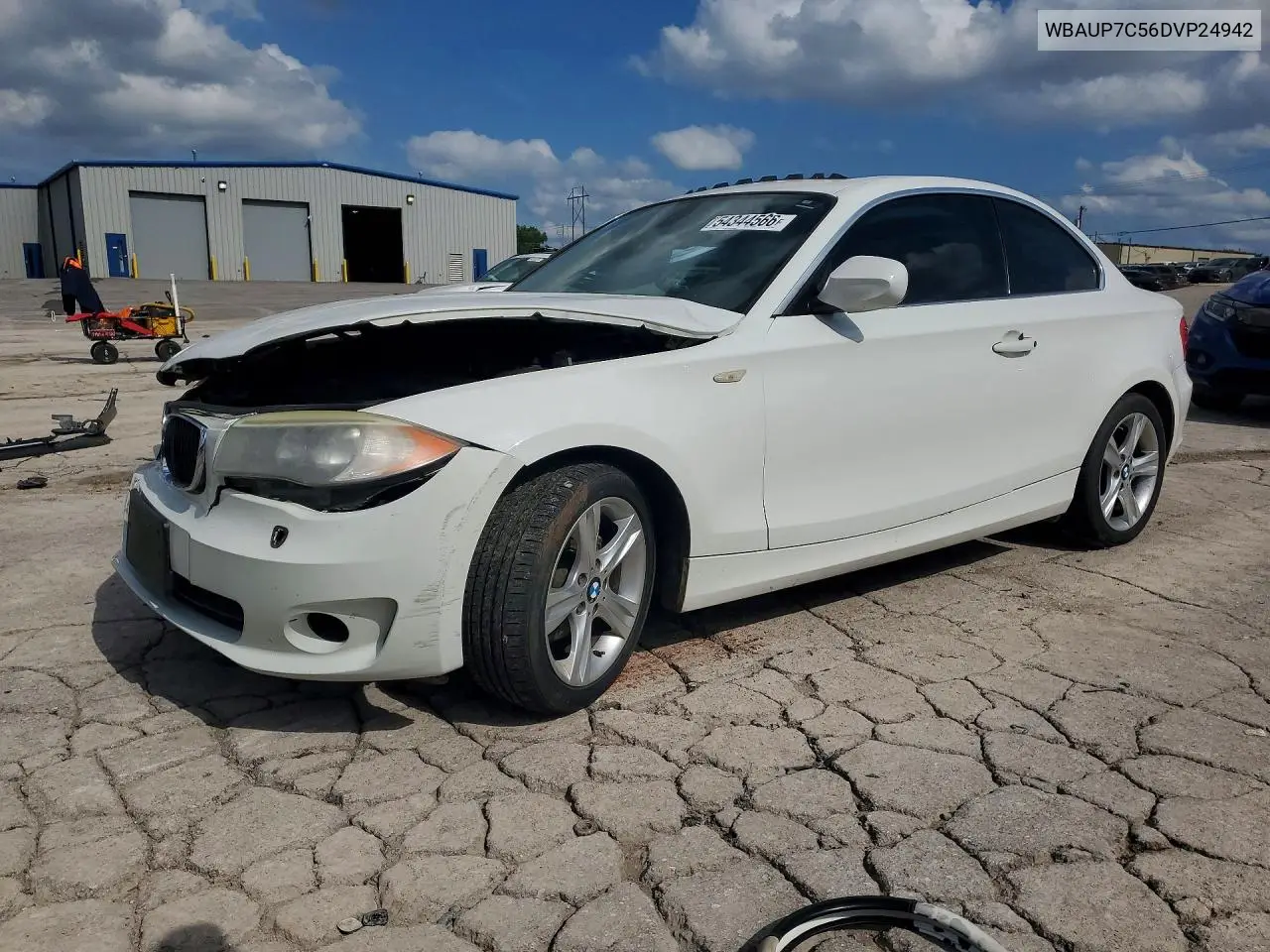2013 BMW 128 I VIN: WBAUP7C56DVP24942 Lot: 54344566