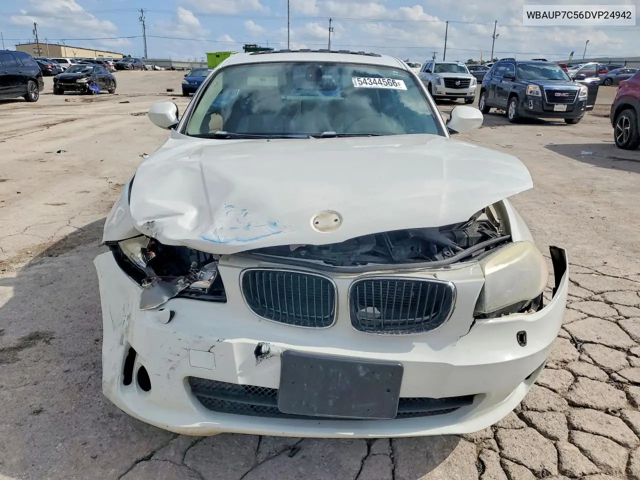 2013 BMW 128 I VIN: WBAUP7C56DVP24942 Lot: 54344566