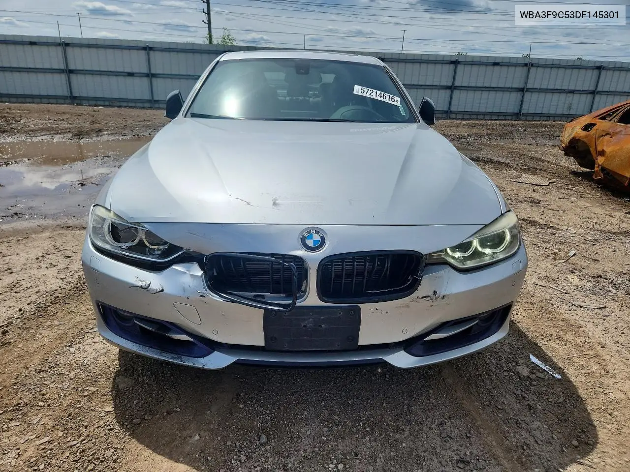 2013 BMW Activehybrid 3 VIN: WBA3F9C53DF145301 Lot: 57214616