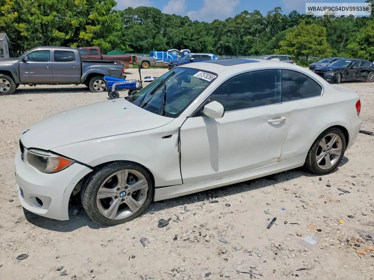 2013 BMW 128 I VIN: WBAUP9C54DVS95358 Lot: 57579266