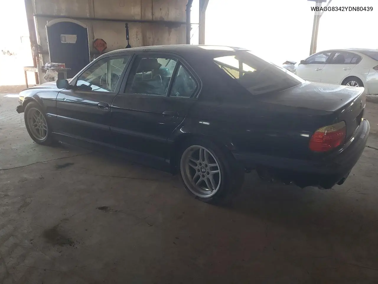2000 BMW 740 I Automatic VIN: WBAGG8342YDN80439 Lot: 55021386
