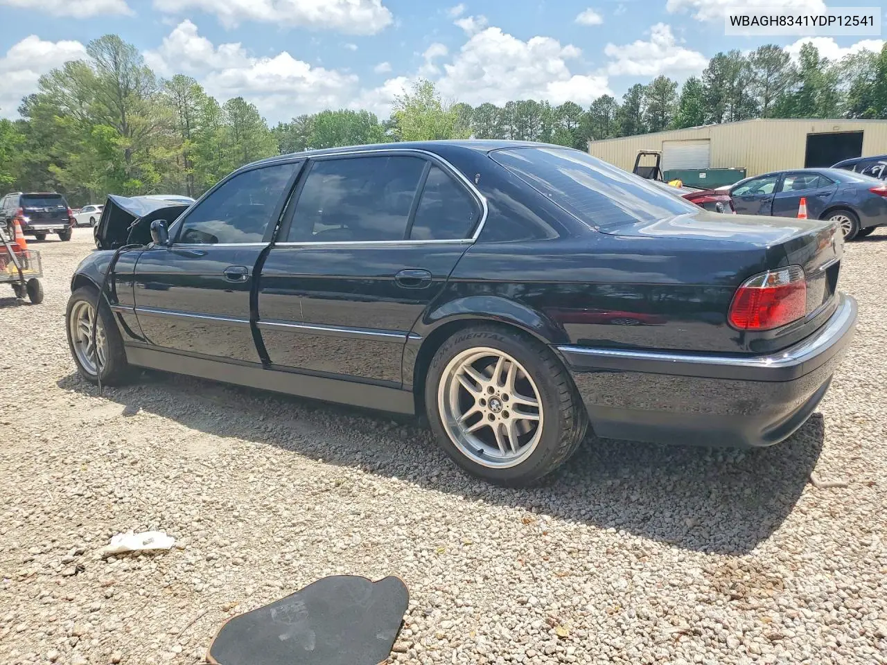 2000 BMW 740 Il VIN: WBAGH8341YDP12541 Lot: 57715856