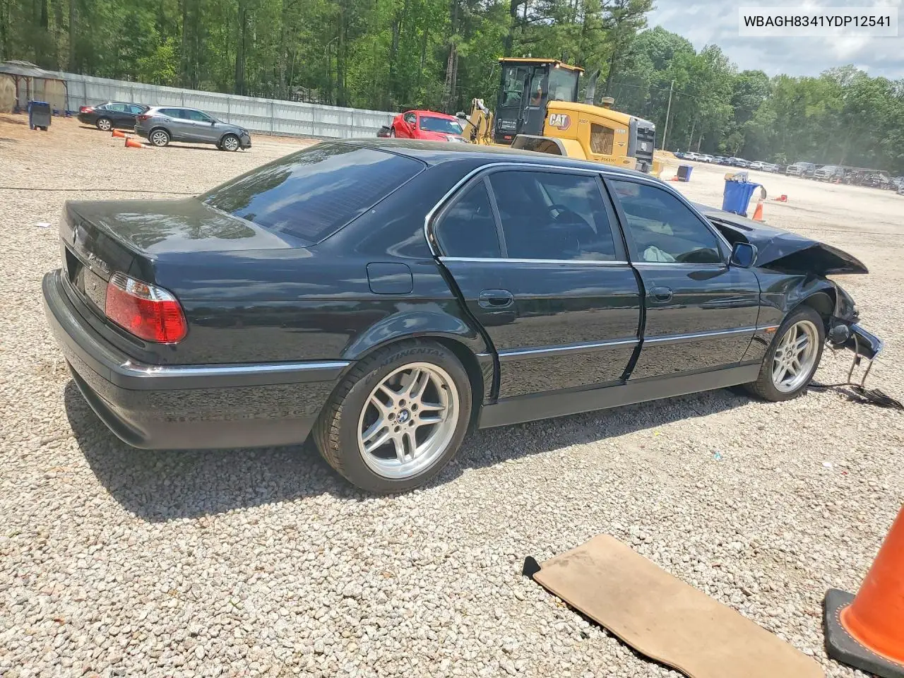 2000 BMW 740 Il VIN: WBAGH8341YDP12541 Lot: 57715856