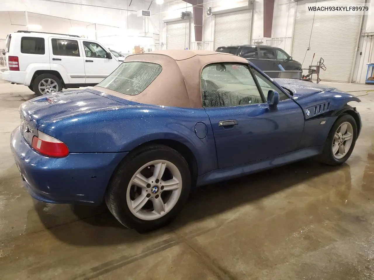 2000 BMW Z3 2.3 VIN: WBACH934XYLF89979 Lot: 57866586