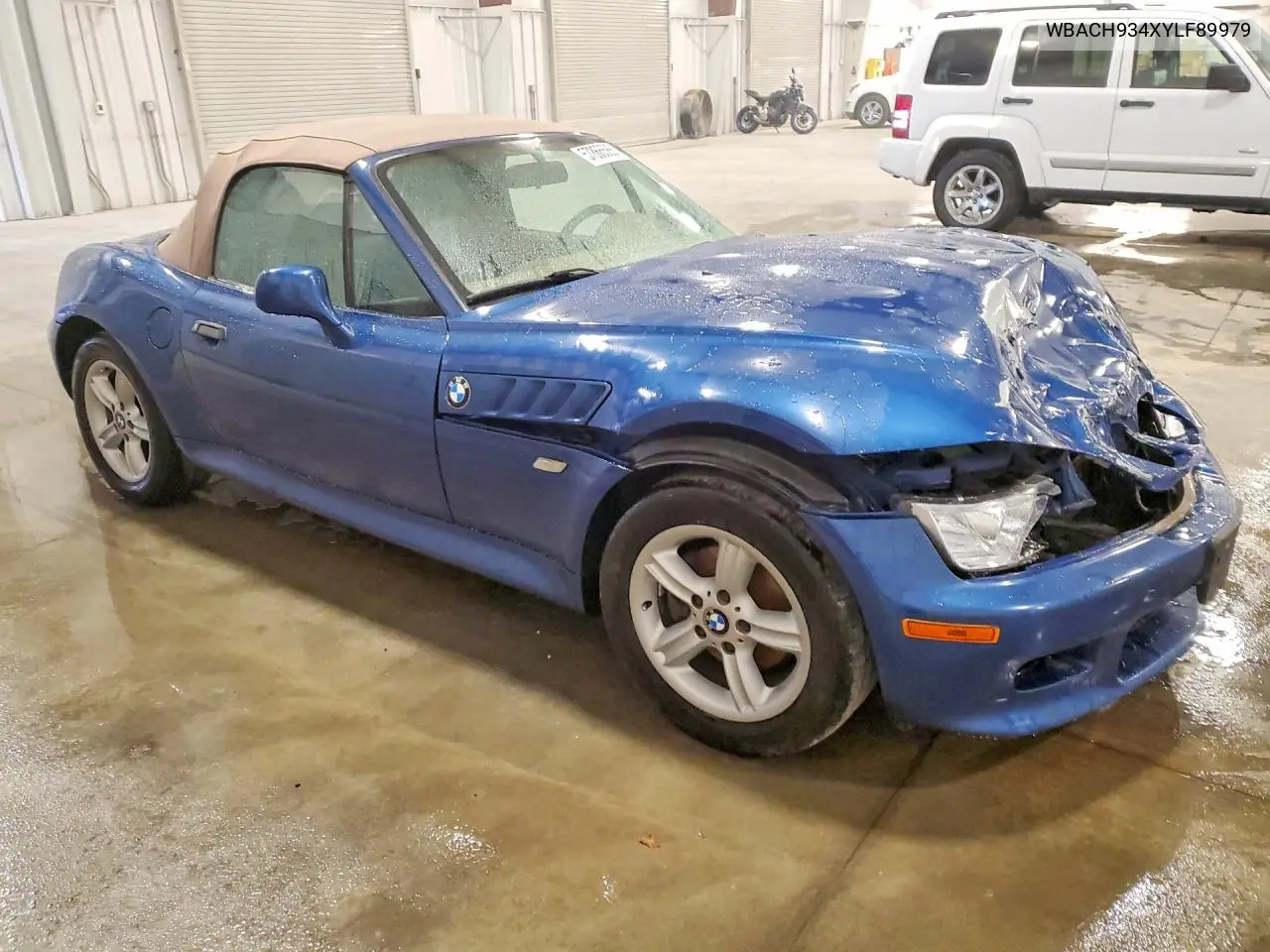 2000 BMW Z3 2.3 VIN: WBACH934XYLF89979 Lot: 57866586