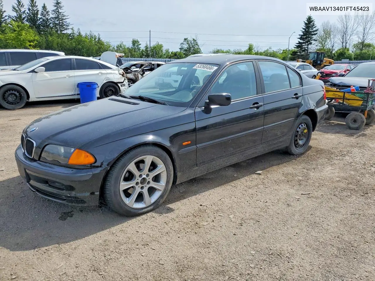 2001 BMW 320 I VIN: WBAAV13401FT45423 Lot: 53268466