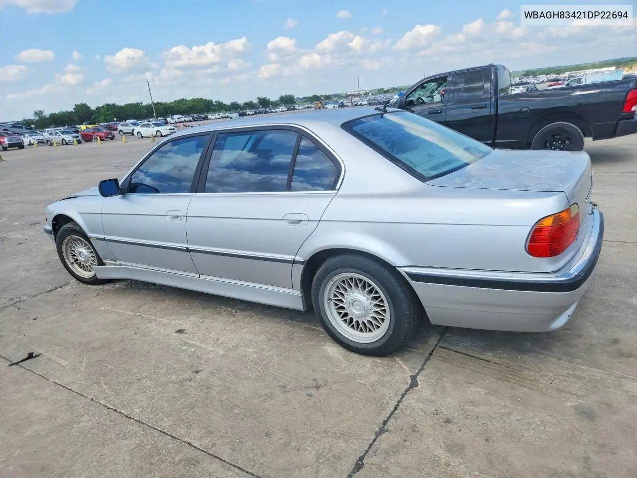 2001 BMW 740Il VIN: WBAGH83421DP22694 Lot: 57809336
