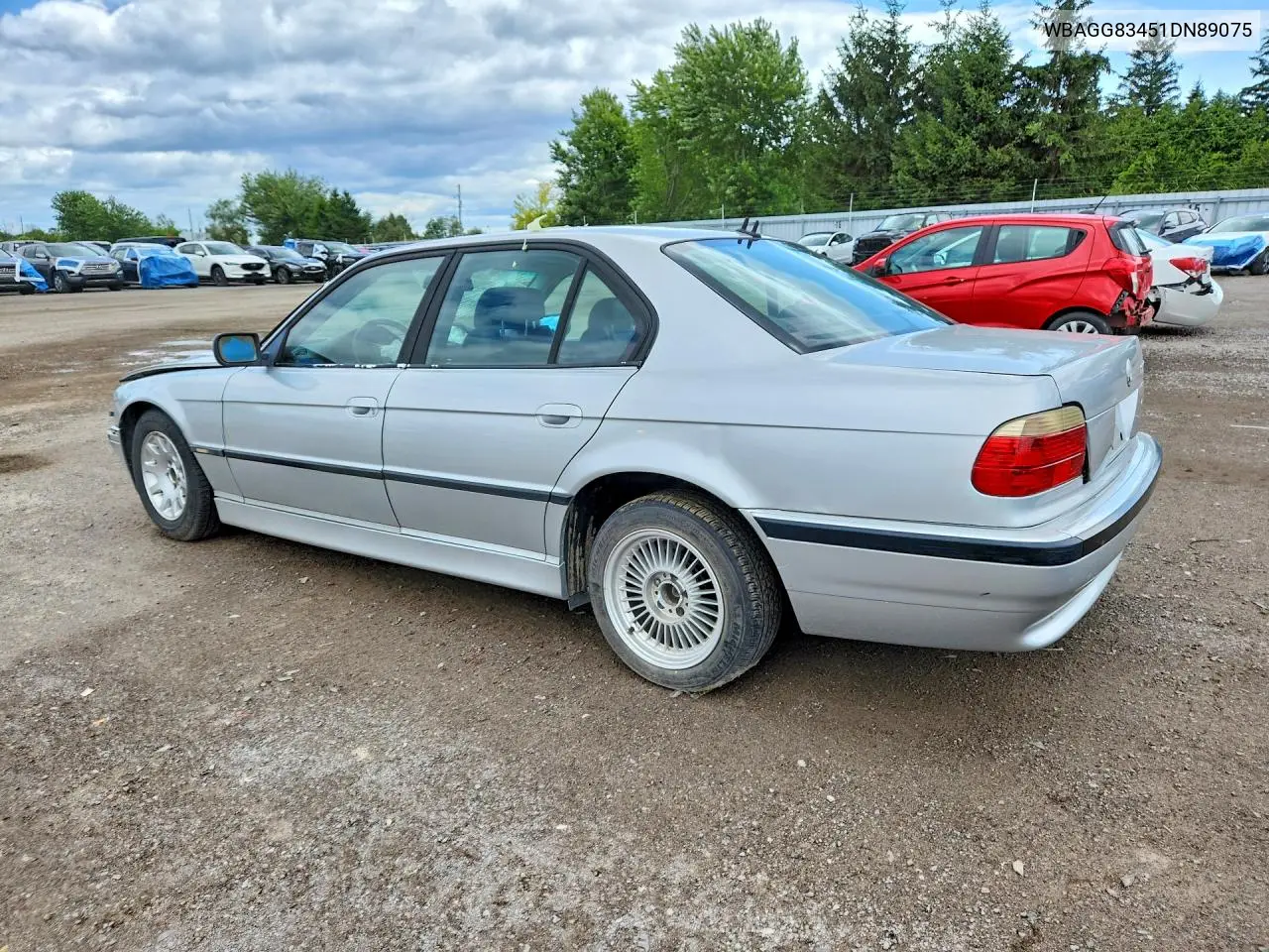 2001 BMW 740 I Automatic VIN: WBAGG83451DN89075 Lot: 61888886