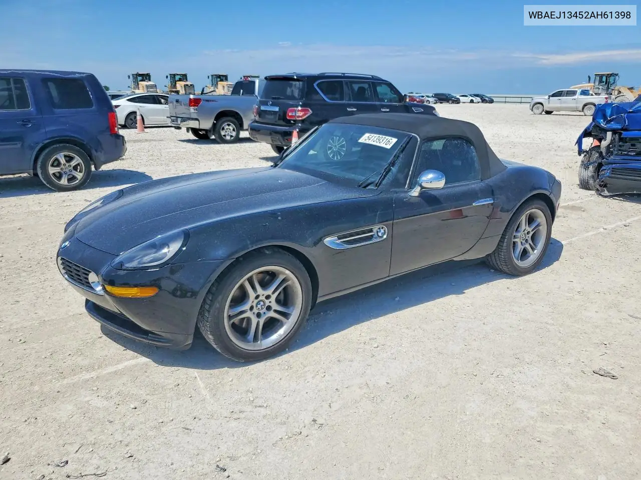 2002 BMW Z8 VIN: WBAEJ13452AH61398 Lot: 54139316
