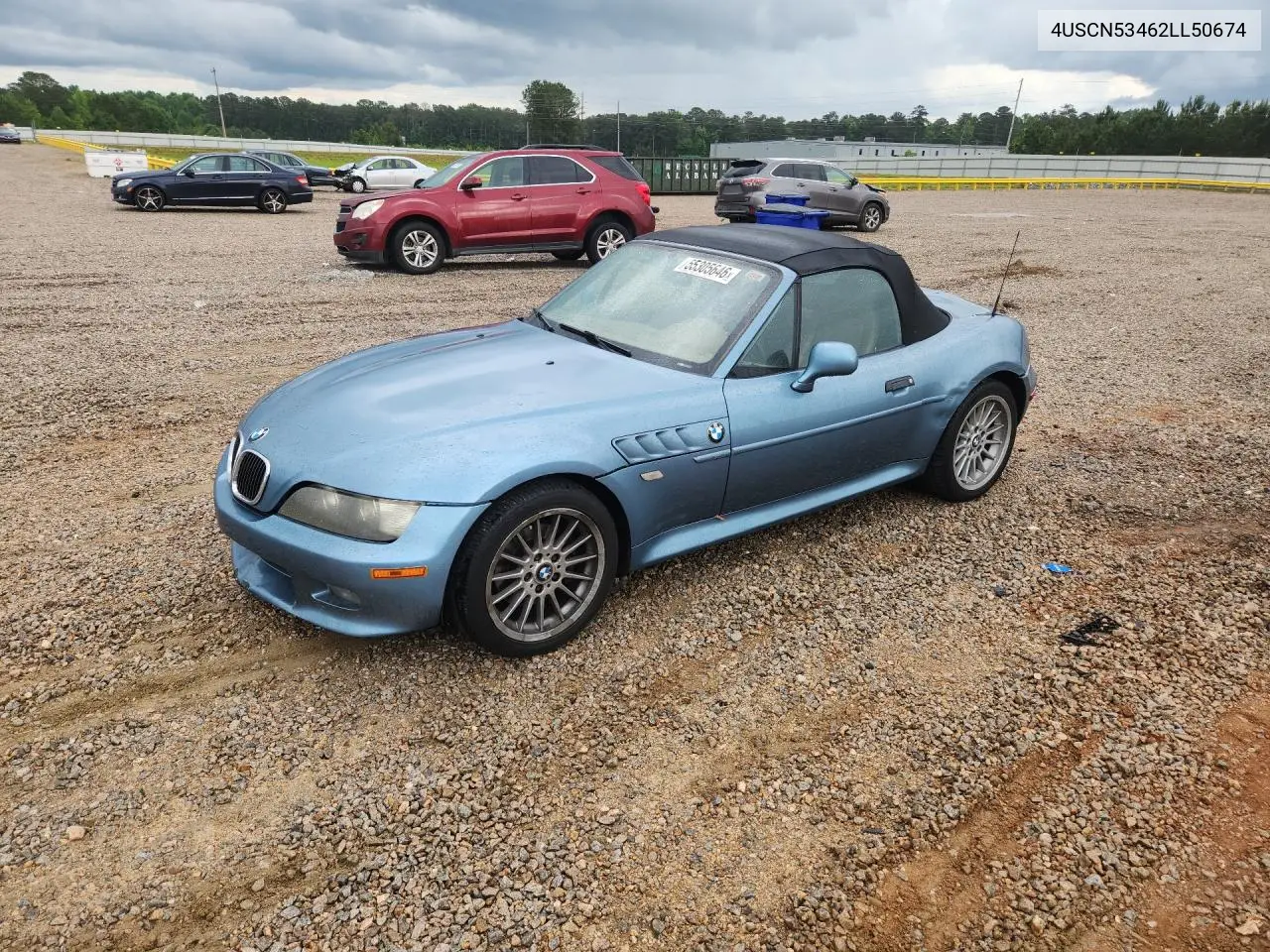 2002 BMW Z3 3.0 VIN: 4USCN53462LL50674 Lot: 55305646