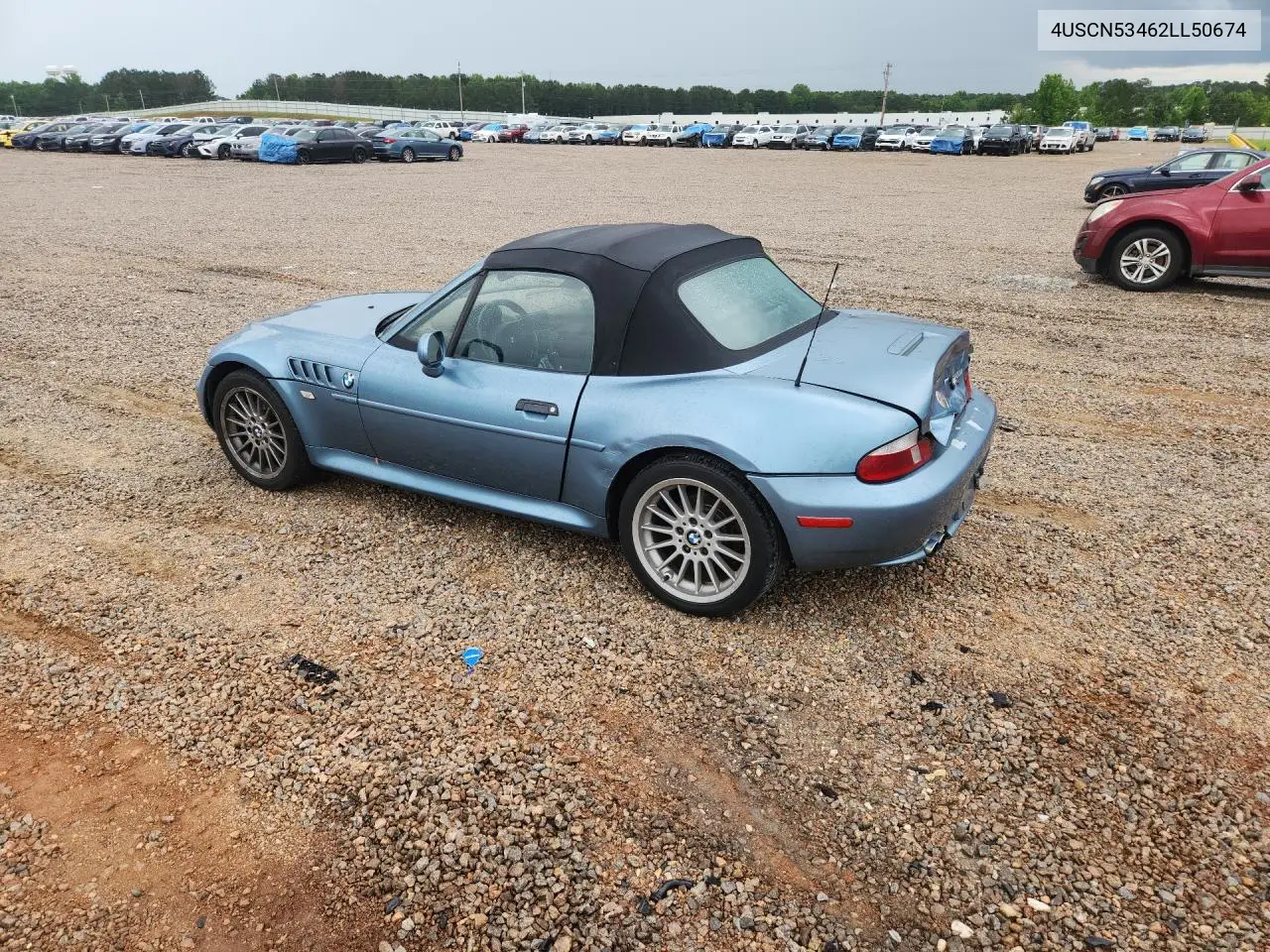 2002 BMW Z3 3.0 VIN: 4USCN53462LL50674 Lot: 55305646