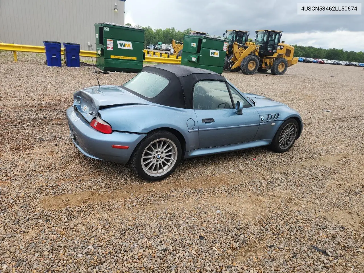 2002 BMW Z3 3.0 VIN: 4USCN53462LL50674 Lot: 55305646