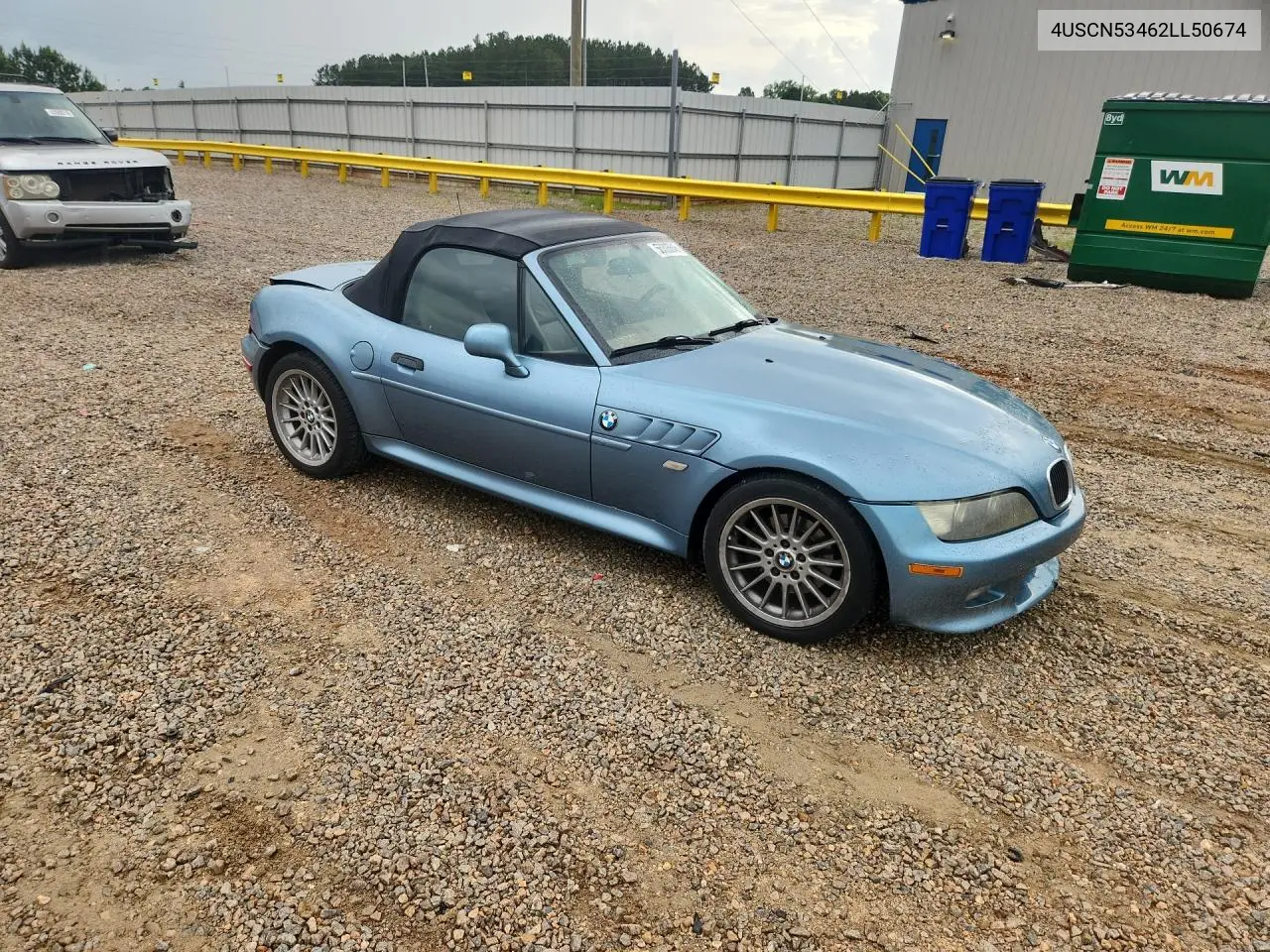 2002 BMW Z3 3.0 VIN: 4USCN53462LL50674 Lot: 55305646