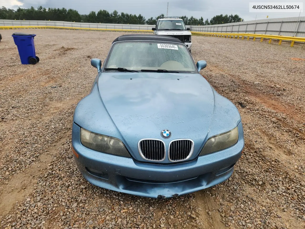 2002 BMW Z3 3.0 VIN: 4USCN53462LL50674 Lot: 55305646