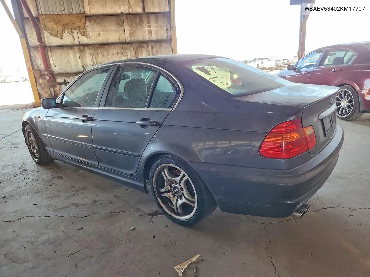 2002 BMW 330 I VIN: WBAEV53402KM17707 Lot: 55374436
