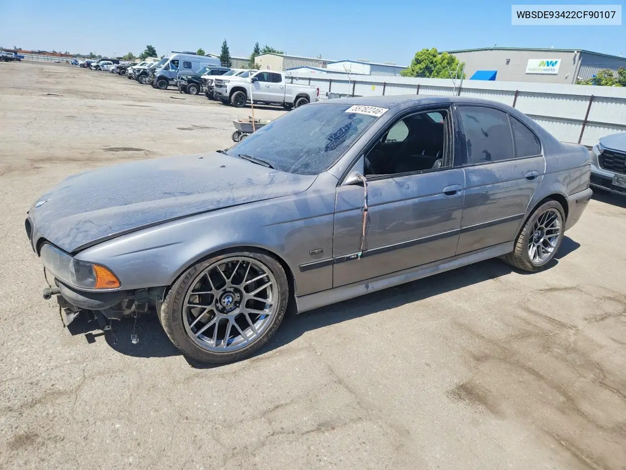 2002 BMW M5 VIN: WBSDE93422CF90107 Lot: 55782246