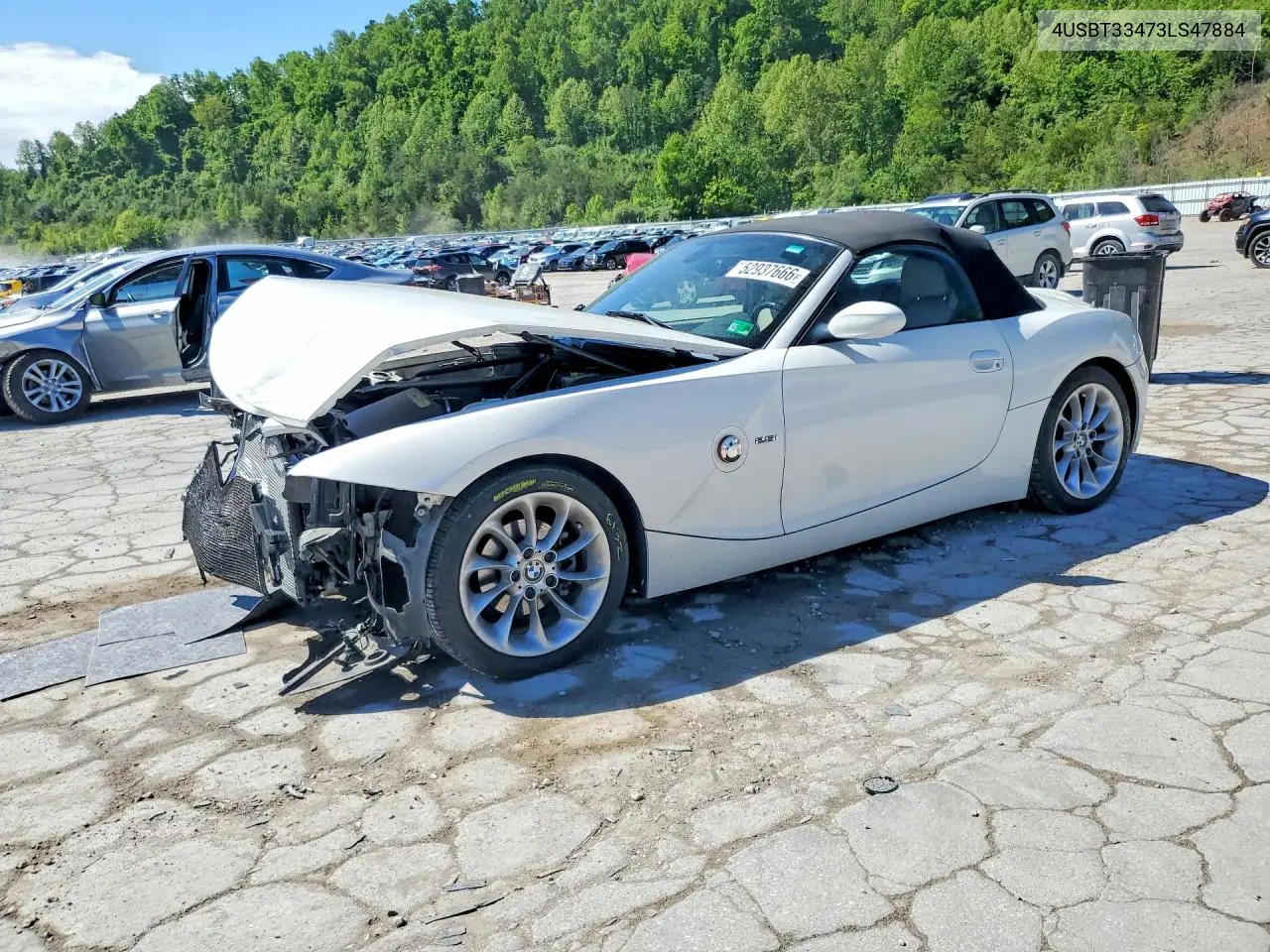 2003 BMW Z4 2.5 VIN: 4USBT33473LS47884 Lot: 52937666