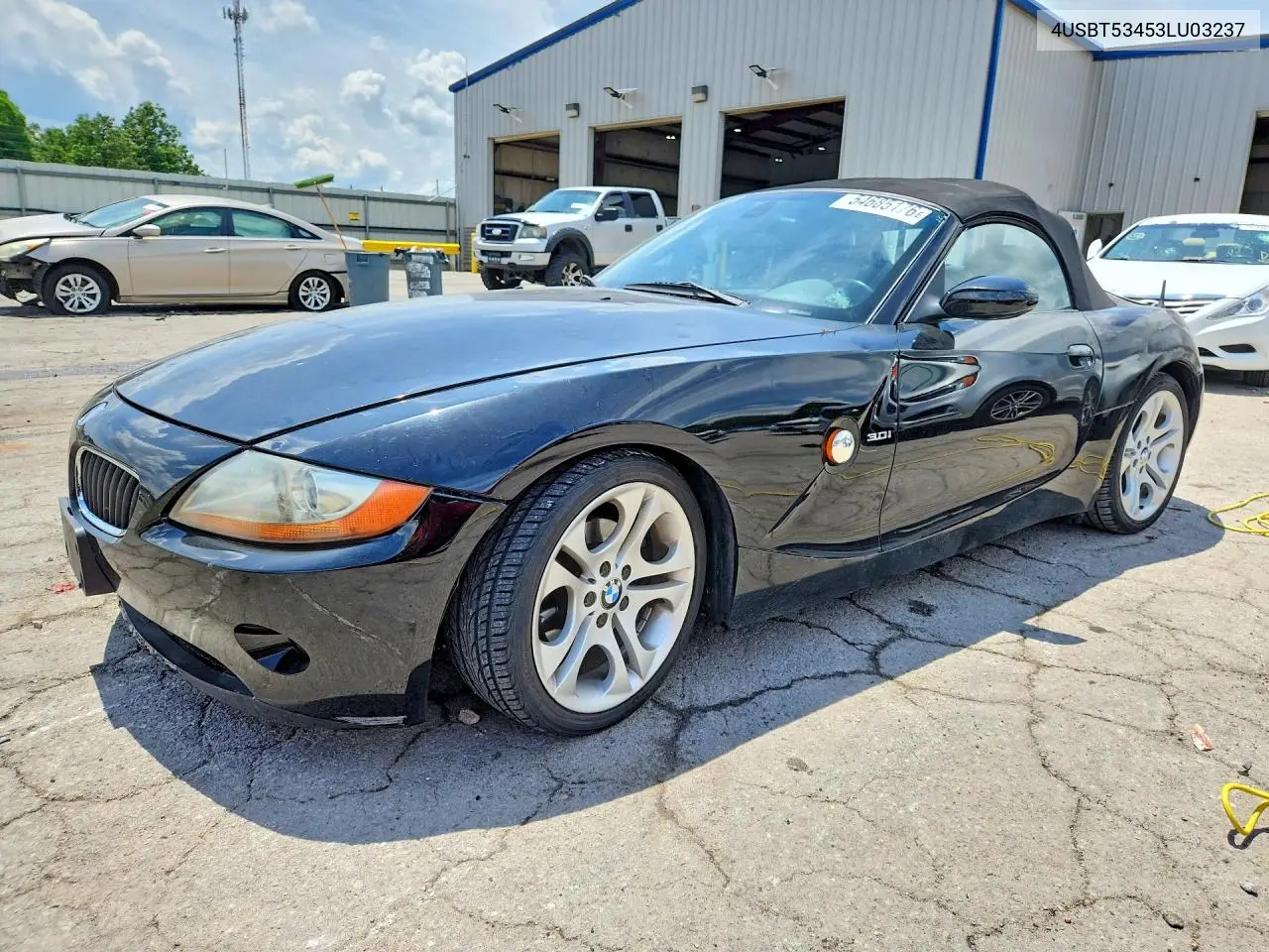 2003 BMW Z4 3.0 VIN: 4USBT53453LU03237 Lot: 54685176