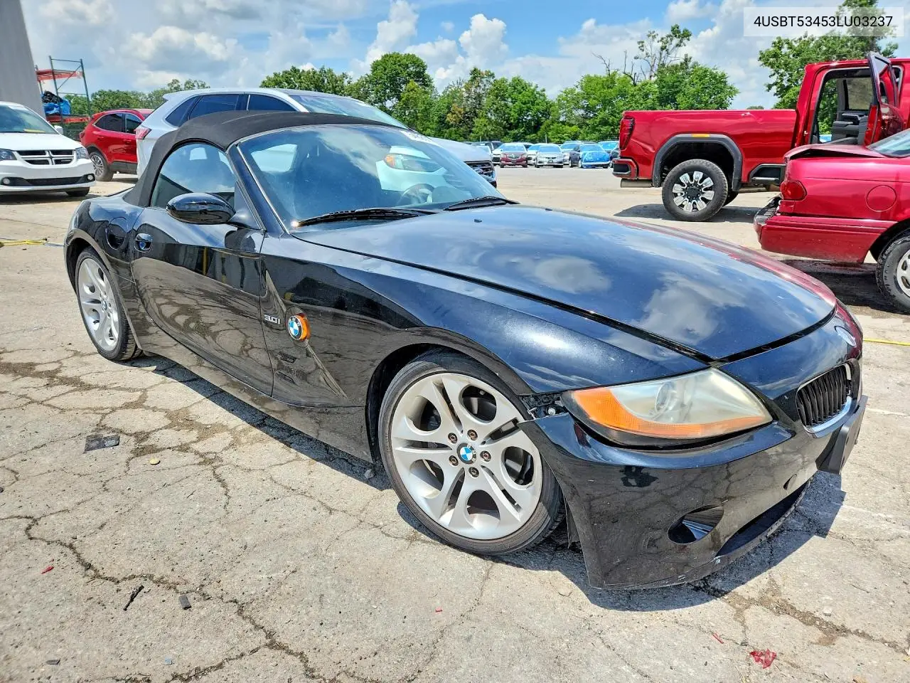 2003 BMW Z4 3.0 VIN: 4USBT53453LU03237 Lot: 54685176