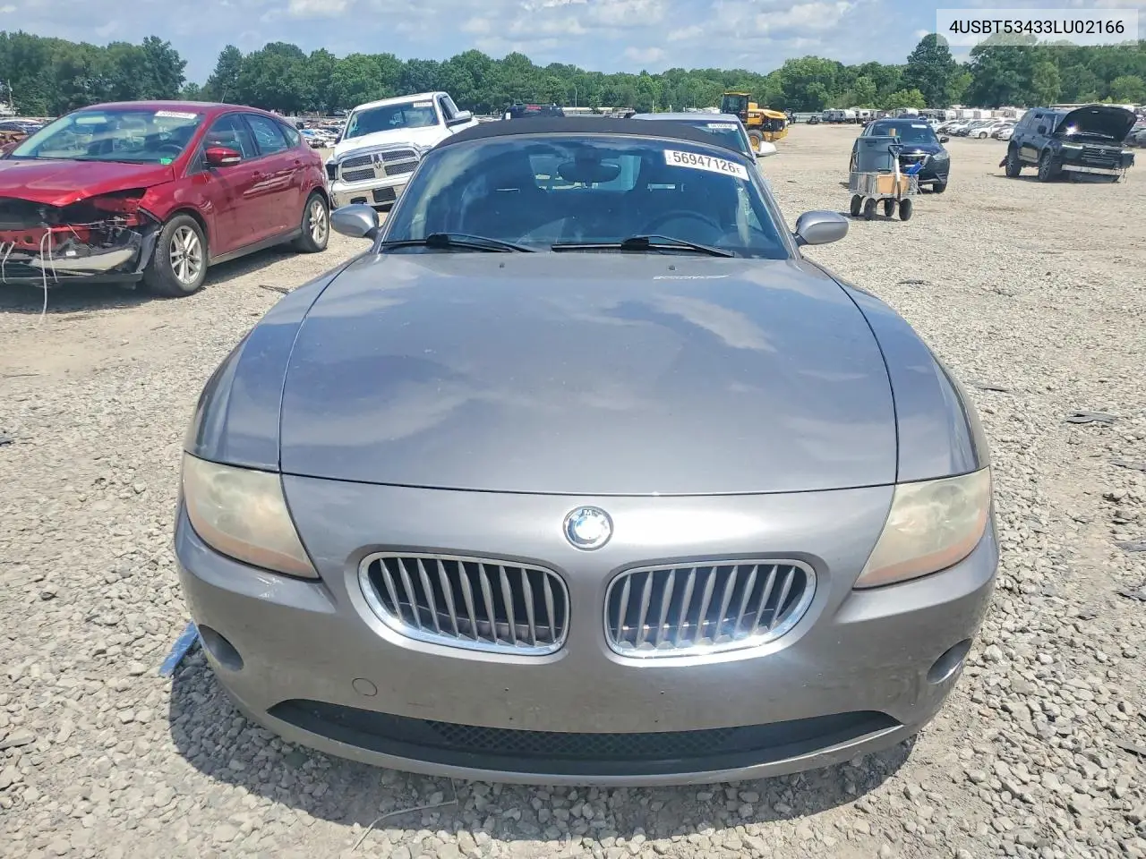 2003 BMW Z4 3.0 VIN: 4USBT53433LU02166 Lot: 56947126