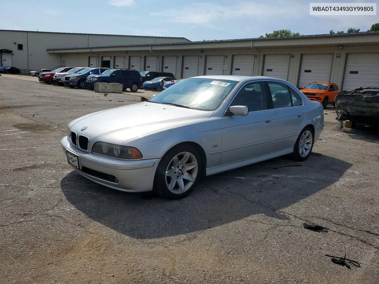2003 BMW 525 I Automatic VIN: WBADT43493GY99805 Lot: 61309776