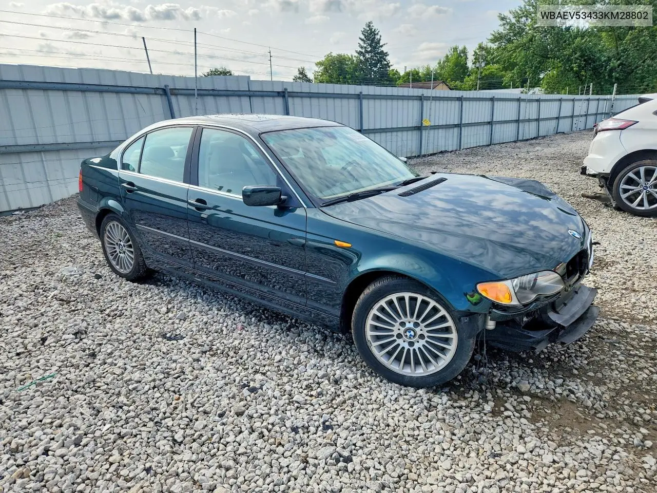 2003 BMW 330 I VIN: WBAEV53433KM28802 Lot: 62096686