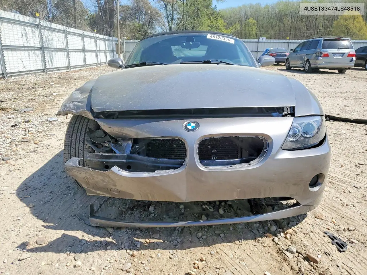 2004 BMW Z4 2.5 VIN: 4USBT33474LS48518 Lot: 48128356