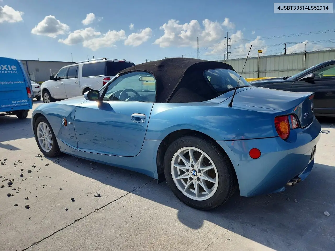 2004 BMW Z4 2.5 VIN: 4USBT33514LS52914 Lot: 56679206