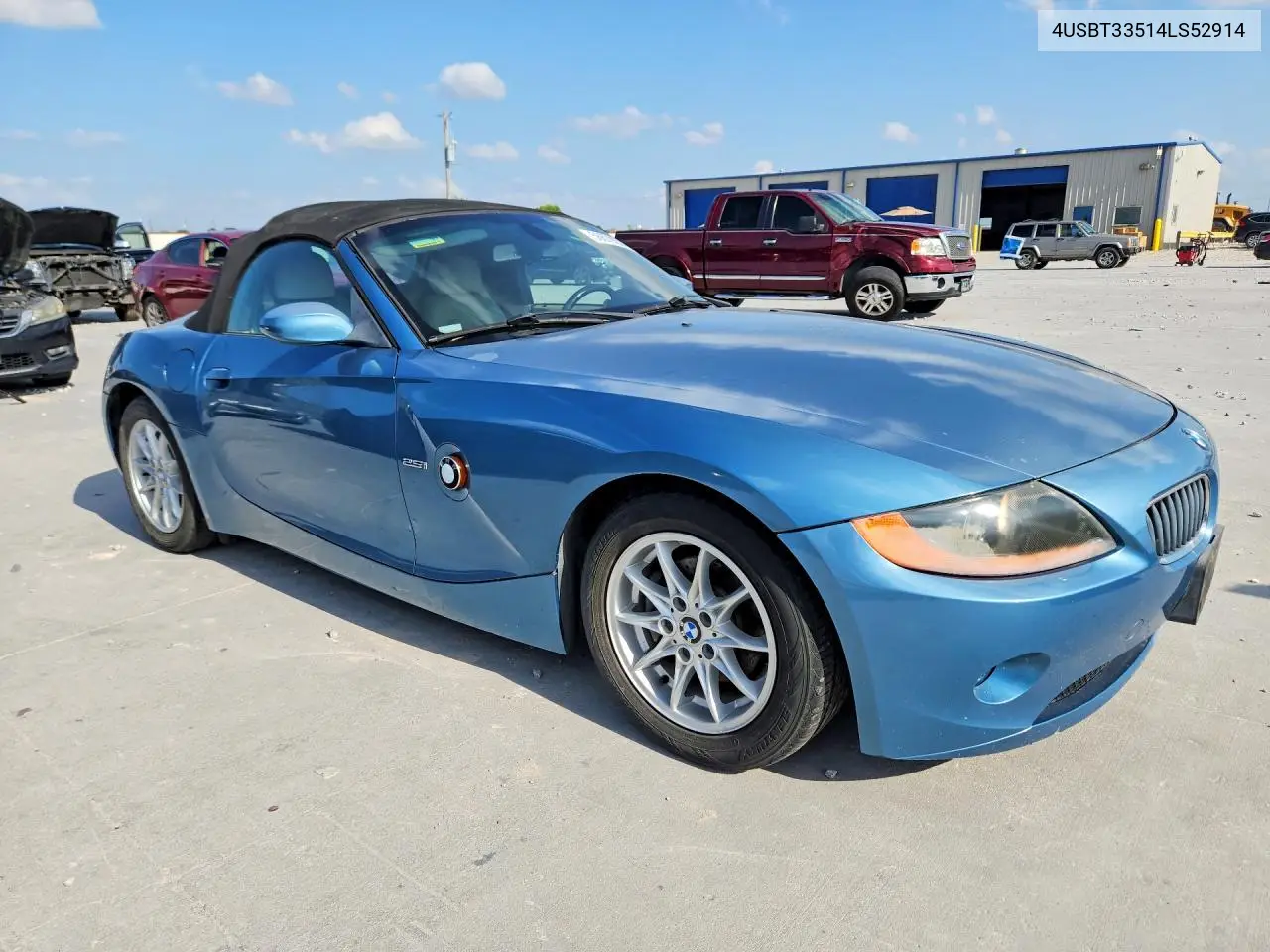 2004 BMW Z4 2.5 VIN: 4USBT33514LS52914 Lot: 56679206