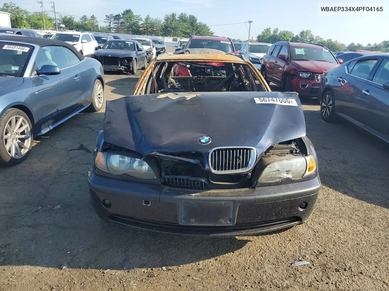 2004 BMW 325 Xit VIN: WBAEP334X4PF04165 Lot: 56747606