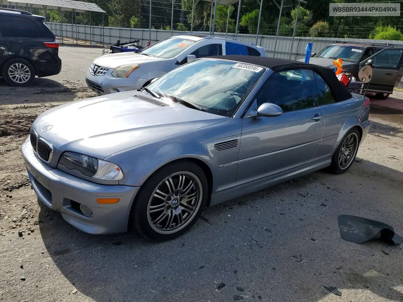 2004 BMW M3 VIN: WBSBR93444PK04906 Lot: 58358096