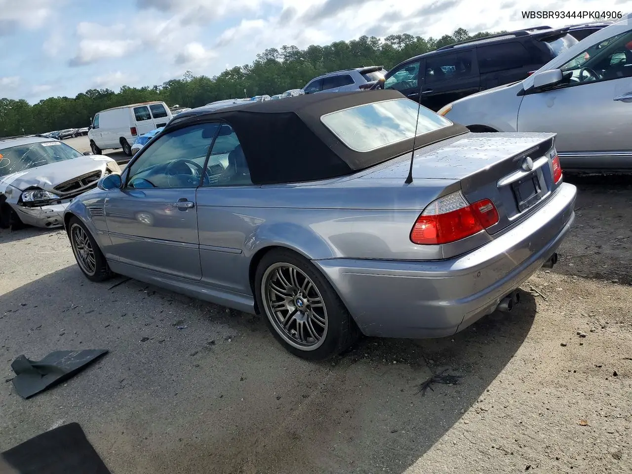 2004 BMW M3 VIN: WBSBR93444PK04906 Lot: 58358096