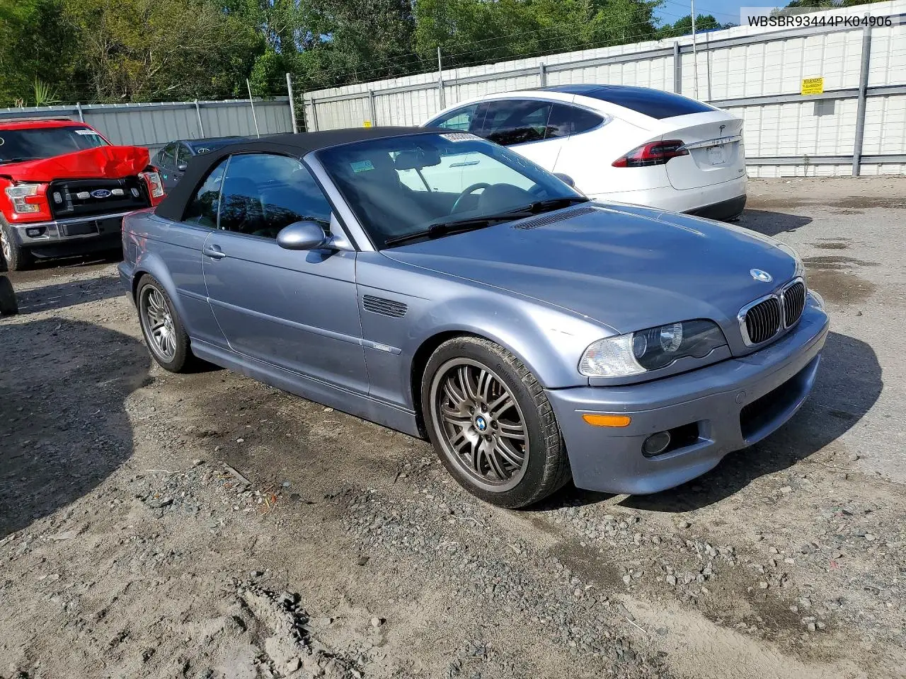 2004 BMW M3 VIN: WBSBR93444PK04906 Lot: 58358096