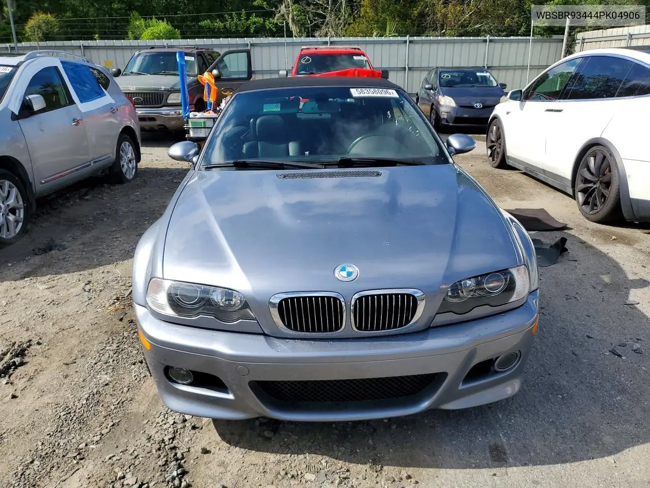 2004 BMW M3 VIN: WBSBR93444PK04906 Lot: 58358096