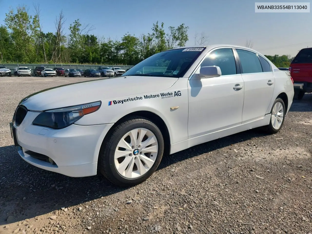 2004 BMW 545 I VIN: WBANB33554B113040 Lot: 61698236