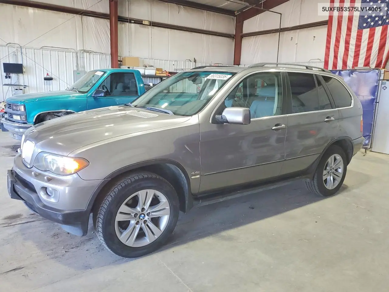 2005 BMW X5 4.4I VIN: 5UXFB53575LV14005 Lot: 56315036
