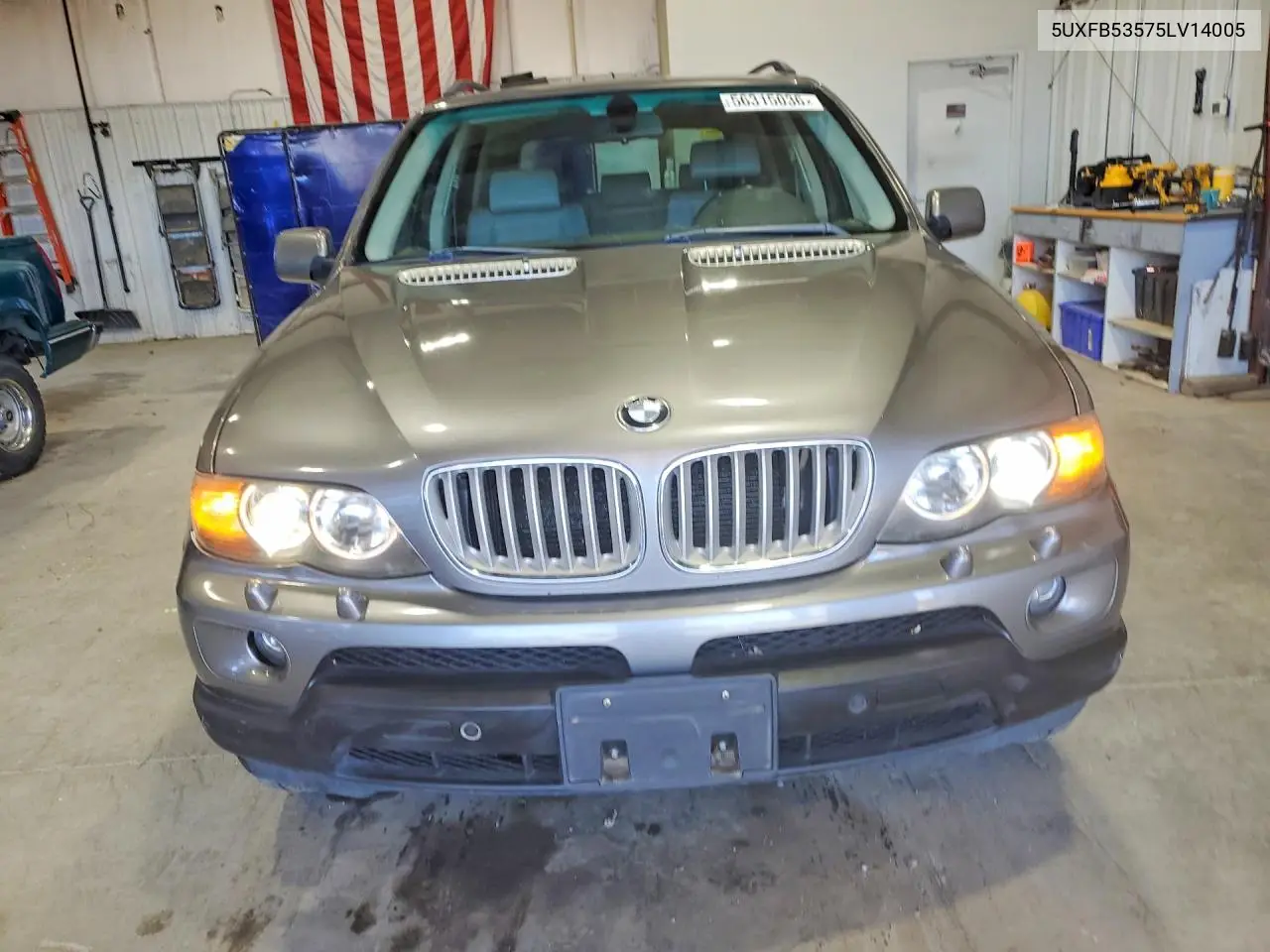 2005 BMW X5 4.4I VIN: 5UXFB53575LV14005 Lot: 56315036
