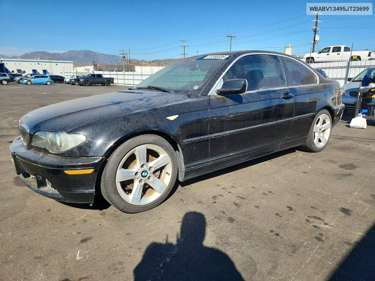 2005 BMW 325 Ci Sulev VIN: WBABV13495JT23699 Lot: 61350326