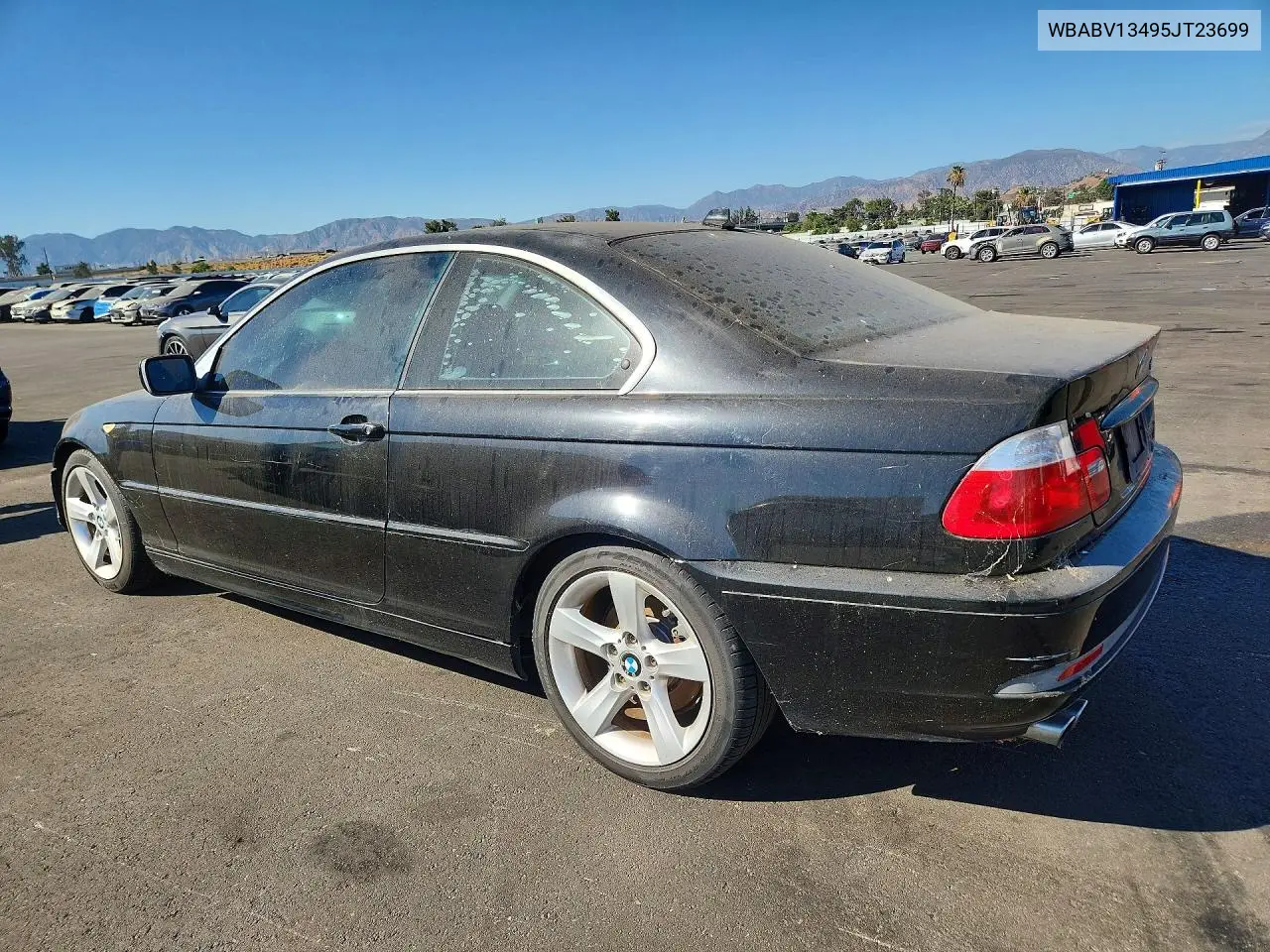 2005 BMW 325 Ci Sulev VIN: WBABV13495JT23699 Lot: 61350326